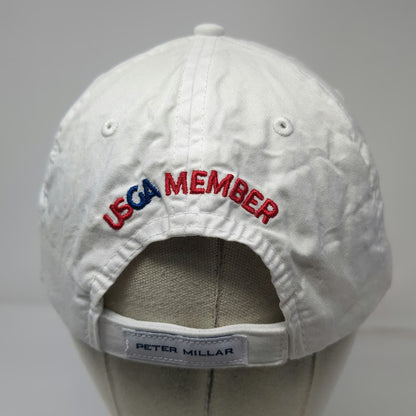 Peter Millar White Baseball Cap One Size USGA Member Shinnecock Hills Golf Hat