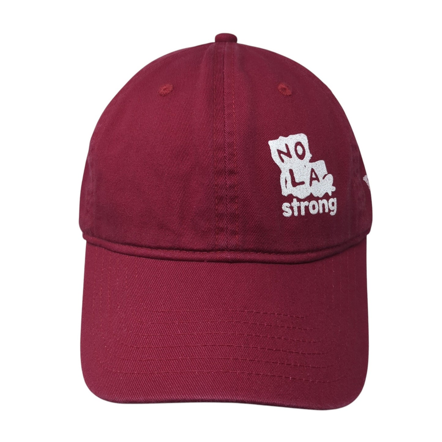 NOLA Strong Popeyes Slideback Hat Red One Size Adjustable Comfort Colors