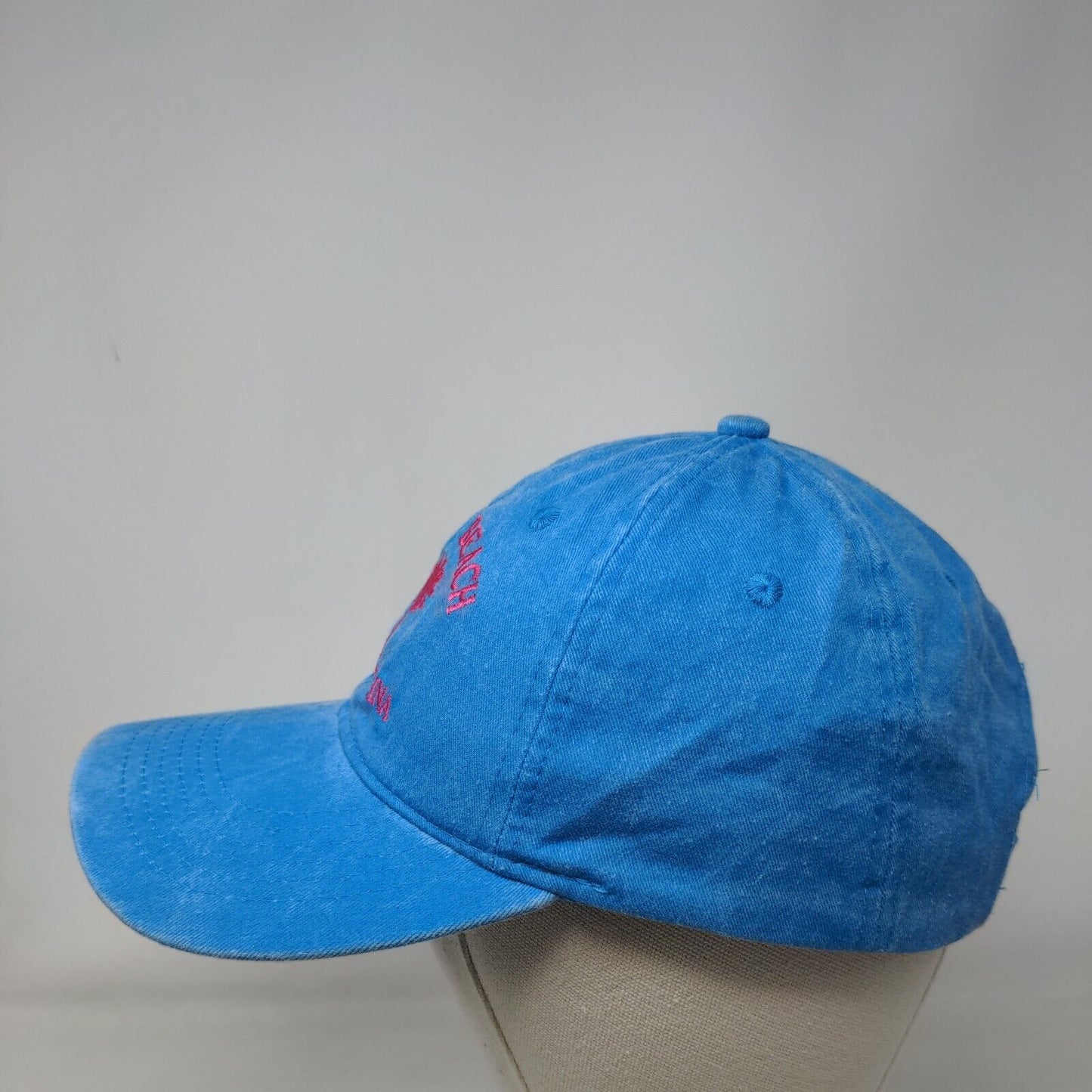 Myrtle Beach South Carolina Strapback Hat Blue One Size Embroidered