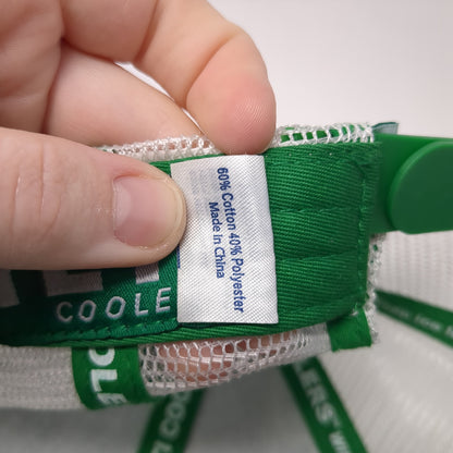YETI Coolers Snapback Trucker Hat Green OS Adjustable Embroidered Mesh Back