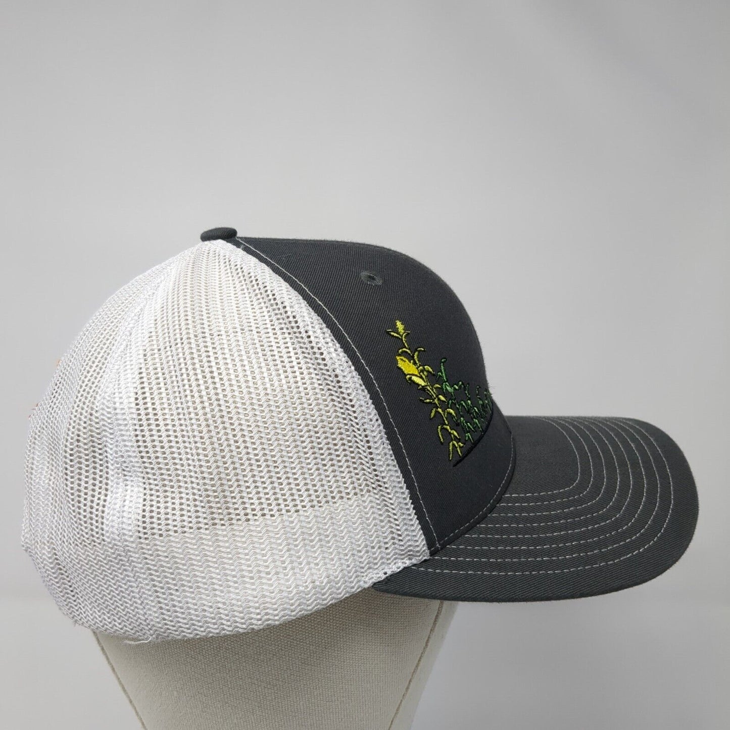 Toolson Sell Till Plant Snapback Trucker Hat Gray OS Adjustable Mesh Richardson