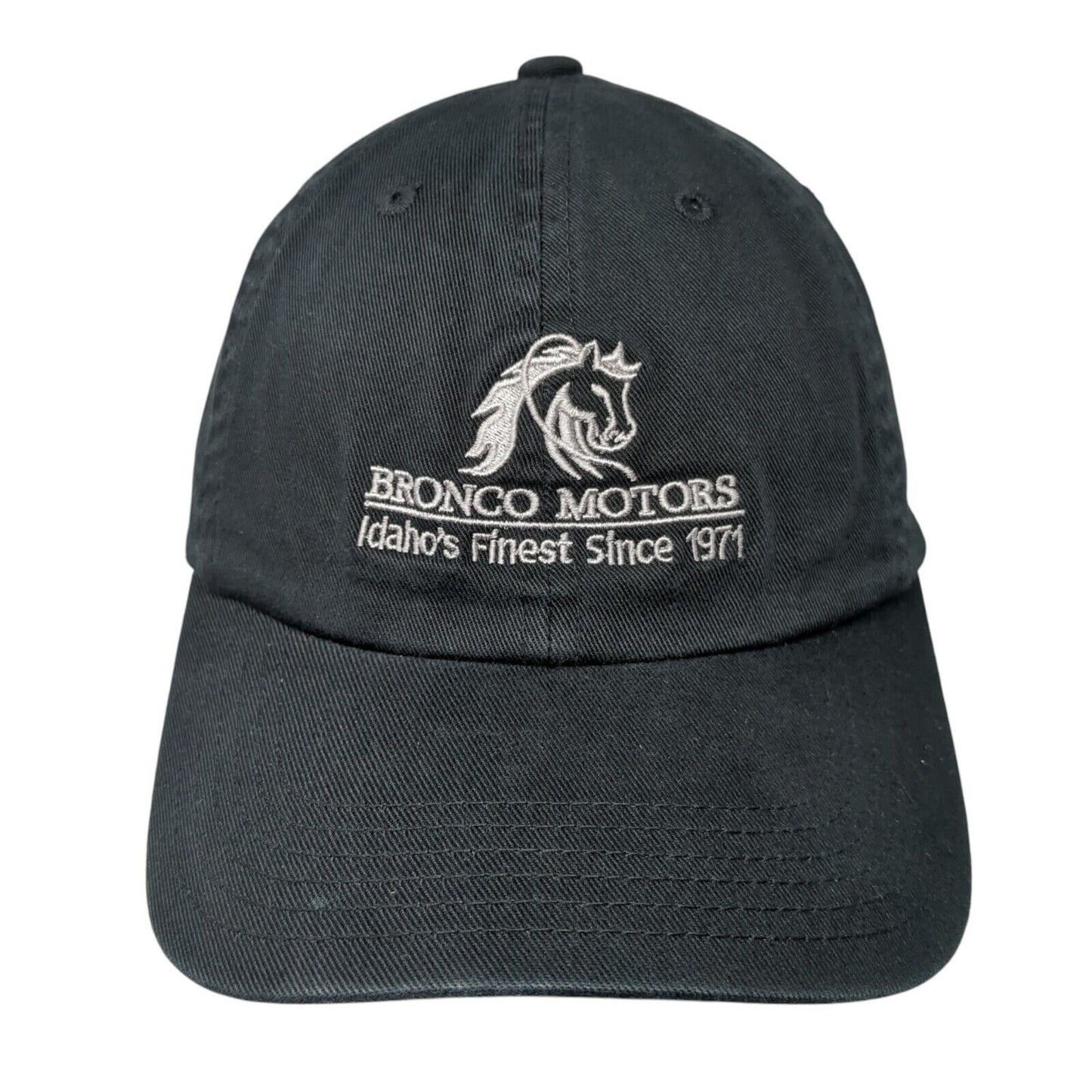 Bronco Motors Idaho's Finest Since 1971 Fitted Hat Black L/XL Port Authority