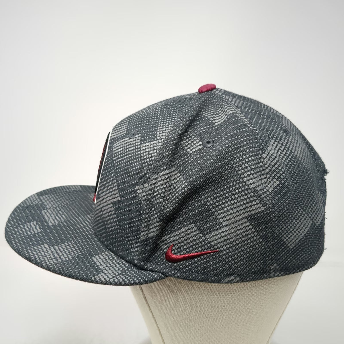 Florida State Seminoles NCAA Nike Snapback Hat Gray One Size Red Underbill Grid