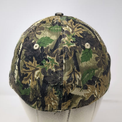 Pendleton Whisky Baseball Cap Green Camo One Size Let'er Buck Hat Logo