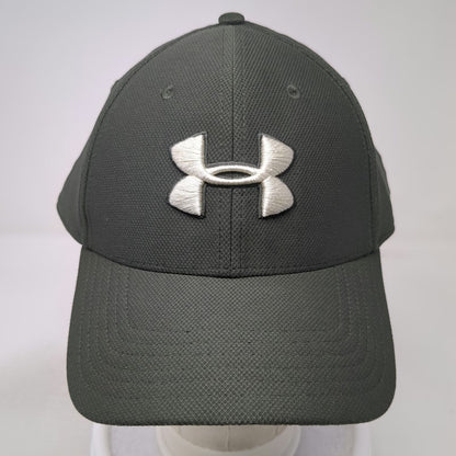 Under Armour Baseball Cap Green XL Embroidered Logo Stretch Fit Athletic hat