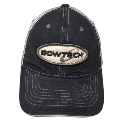 BowTech Baseball Cap Black One Size Mesh Trucker Hat Eugene OR Strapback