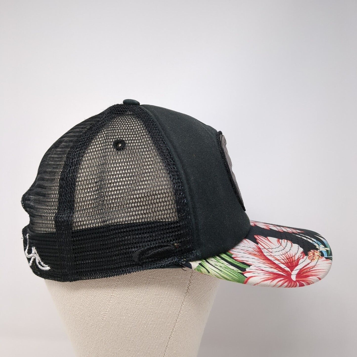 Liquid Ambition Snapback Trucker Hat Multicolor OS Adjustable Floral Mesh Pukka