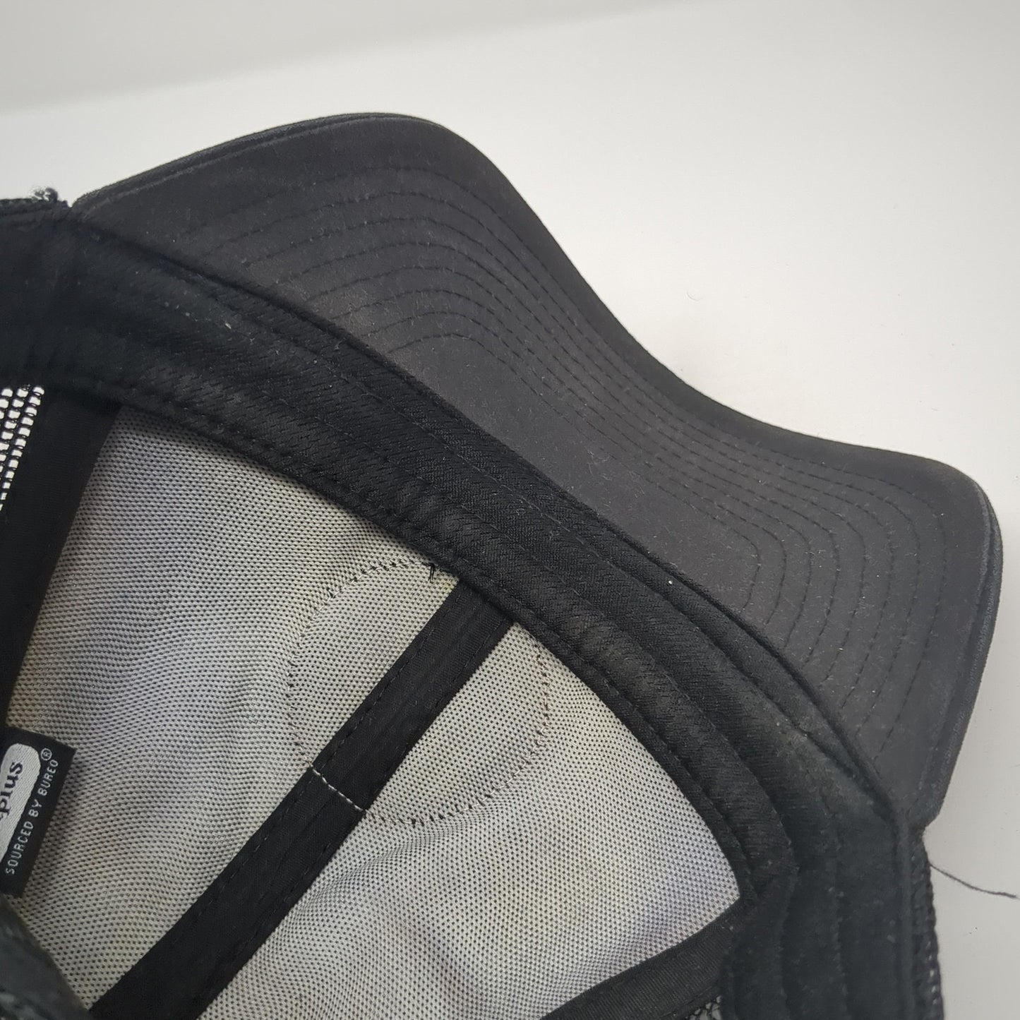 Brixton Manufacturing Company Patch Snapback Trucker Hat Black One Size