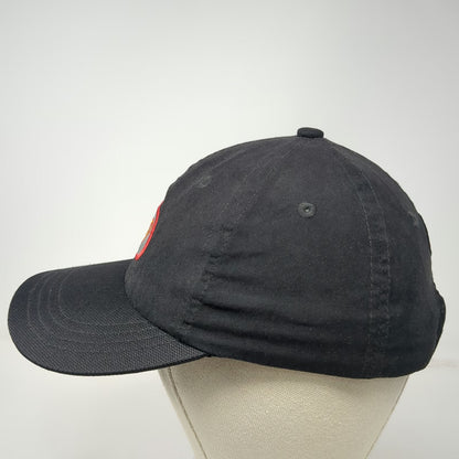 RIO Baseball Cap Black OSFM Strapback Fly Fishing XS Technology Hat Jim Vincents