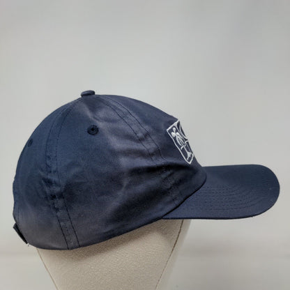 Coast Bank Strapback Hat Blue One Size Adjustable Embroidered 6 Panel Toppers