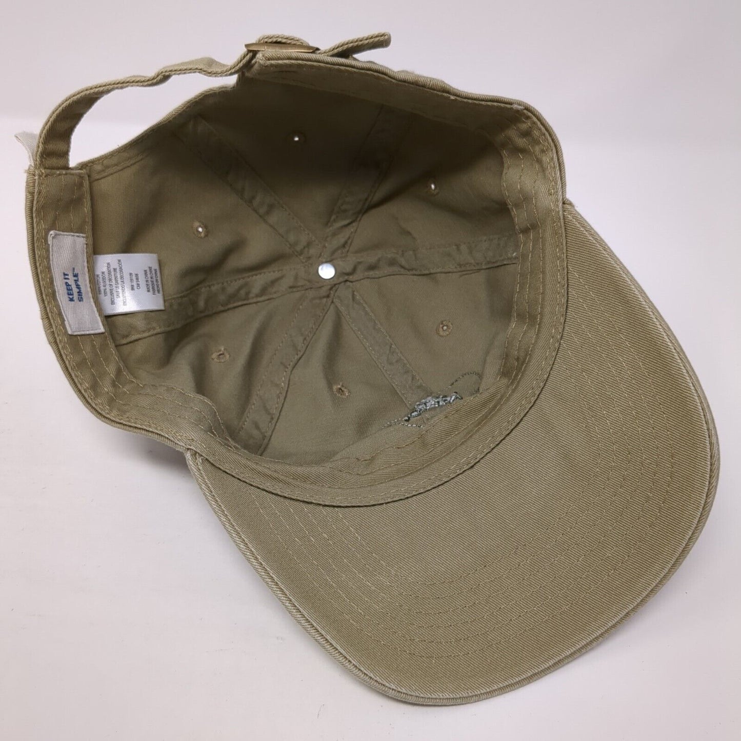 Be Kind Life Is Good Slideback Hat Tan One Size Adjustable Keep It Simple