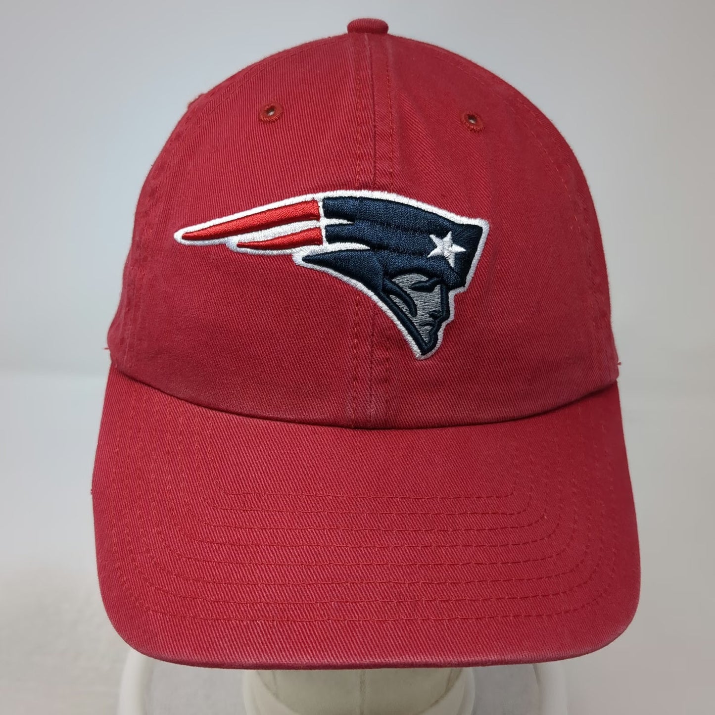 '47 Brand New England Patriots NFL Red M Relaxed Fit Cap Hat Embroidered Logo