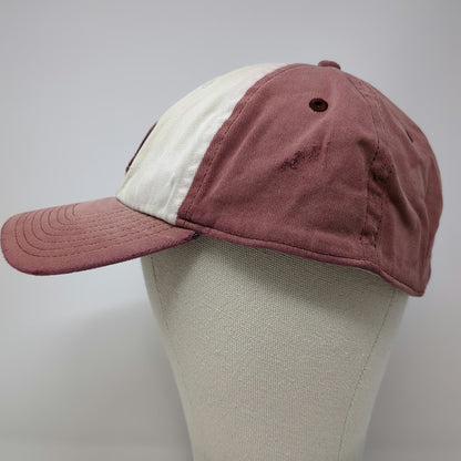 Adidas Baseball Cap Red XL Fitted Trefoil Logo Patch Flex 6-Panel Stretch Hat
