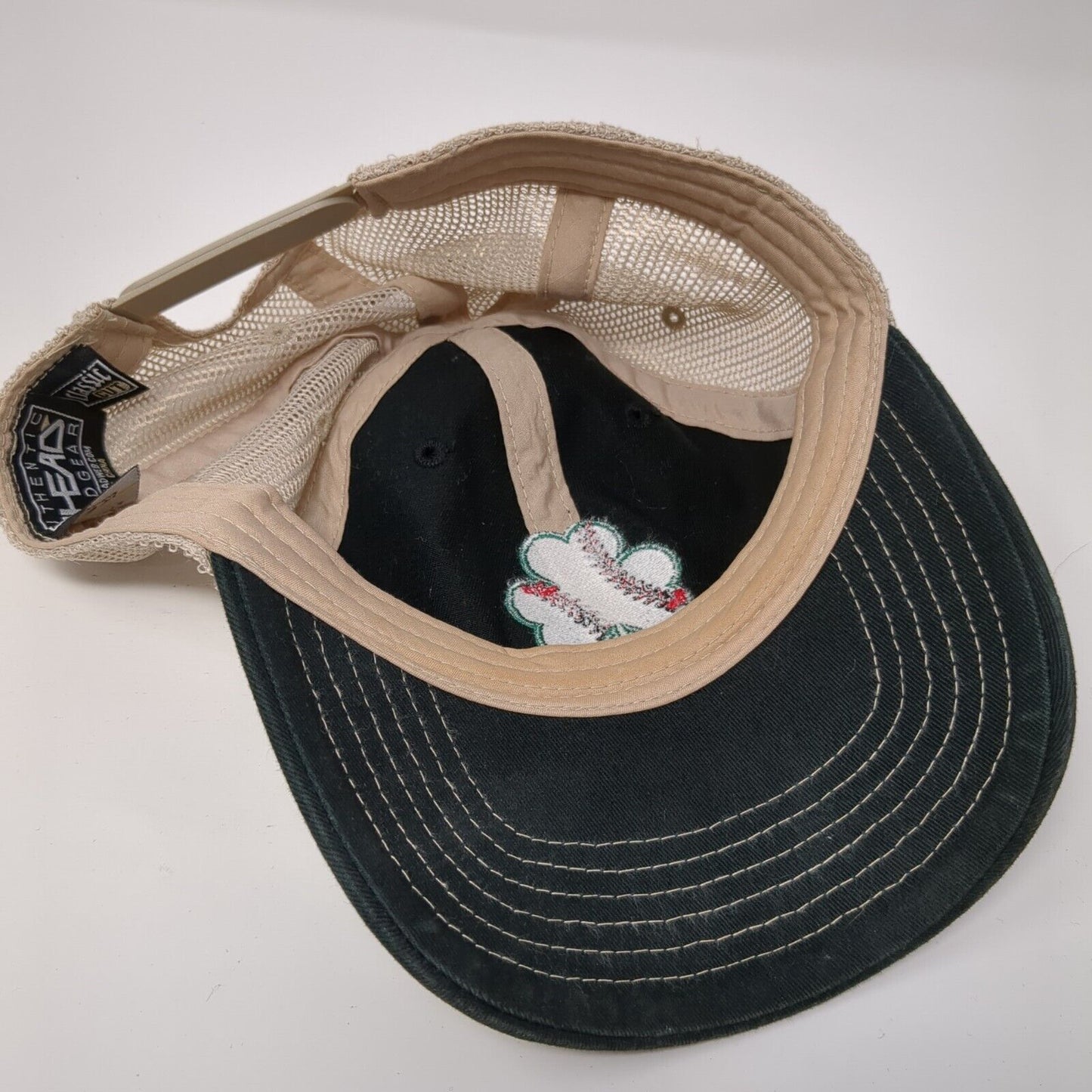 Shamrock Clover Snapback Trucker Hat Multi One Size Mesh Back Ahead