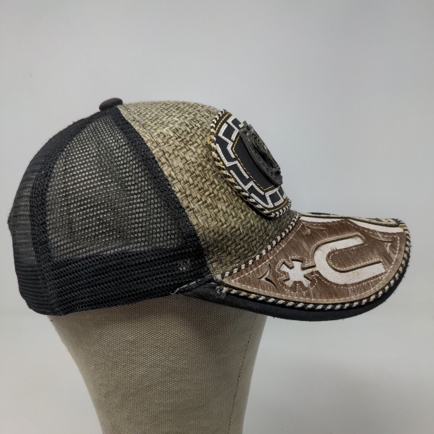 Unbranded Men's Snapback Mesh Back Hat Multicolor 3D Western Aztec Accents