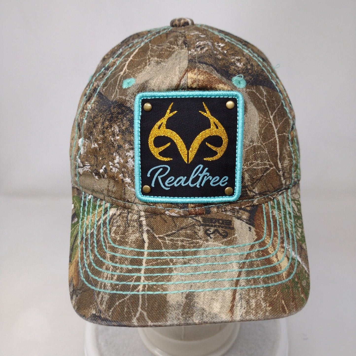 Realtree Snapback Hat Camouflage OSFM Adjustable Embroidered 6 Panel Outdoor Cap