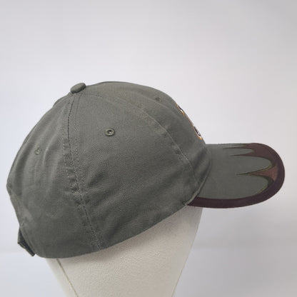 Justin Boots Strapback Hat Brown One Size Adjustable Embroidered Outdoor