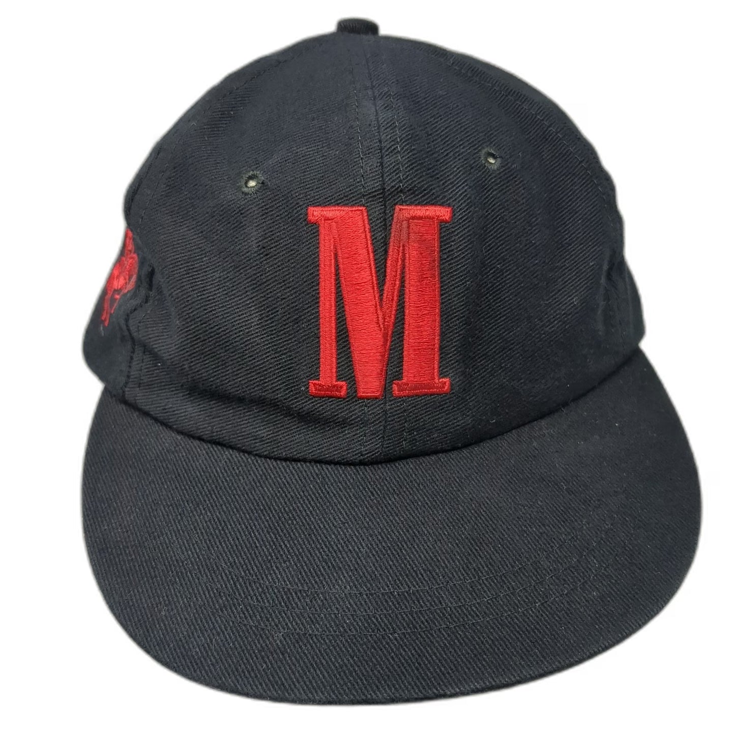 Vanguard Marlboro Baseball Cap Black Vintage Cowboy Letter M Hat Slideback