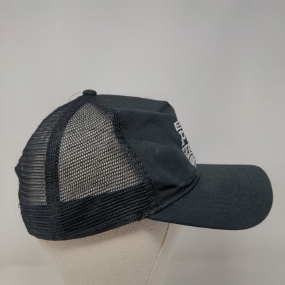 Billabong Pipe Masters Snapback Mesh Back Trucker Hat Black OSFM Otto