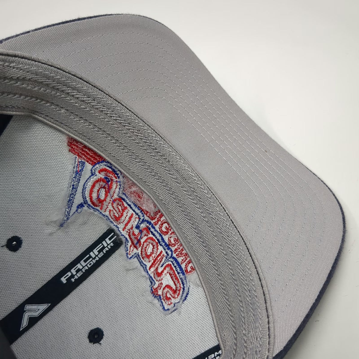 Pacific Headwear Baseball Cap Blue 8 Garton's Rigging Crane Specialists Hat Logo