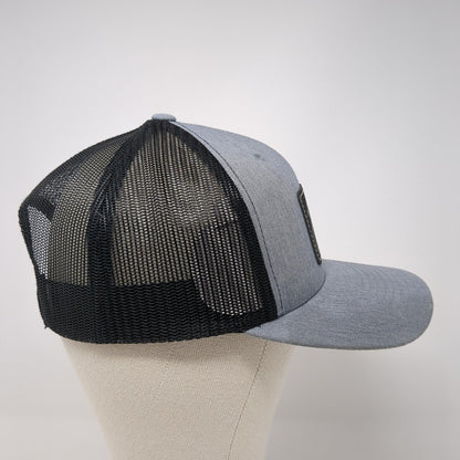 Fuel D Apparel and Design Snapback Trucker Hat Gray OS Adjustable Mesh Yupoong