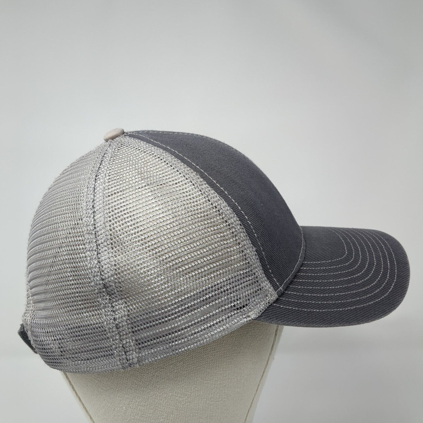 AS Agri-Stor Strapback Mesh Back Trucker Hat Gray One Size HG 6 Panel