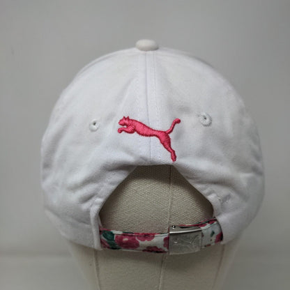 Puma Women's Slideback Hat Multicolor Floral Size OSFA Embroidered Patch Logo