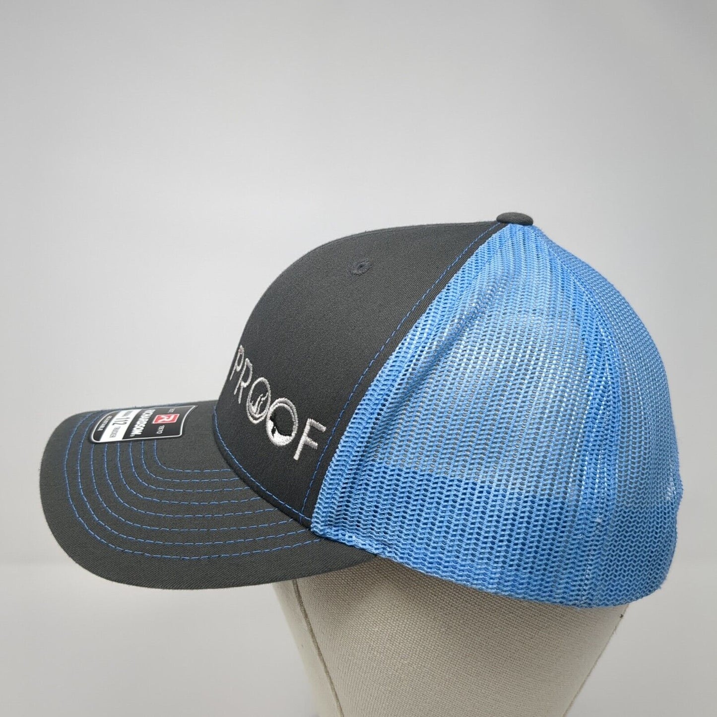 Proof Snapback Mesh Back Trucker Hat Multicolor One Size Richardson