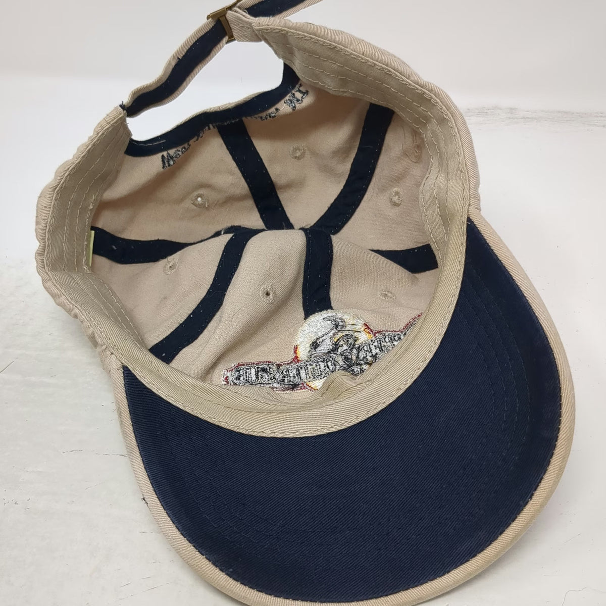Alternative Baseball Cap Beige One Size Slippery Otter Pub West Yellowstone Hat