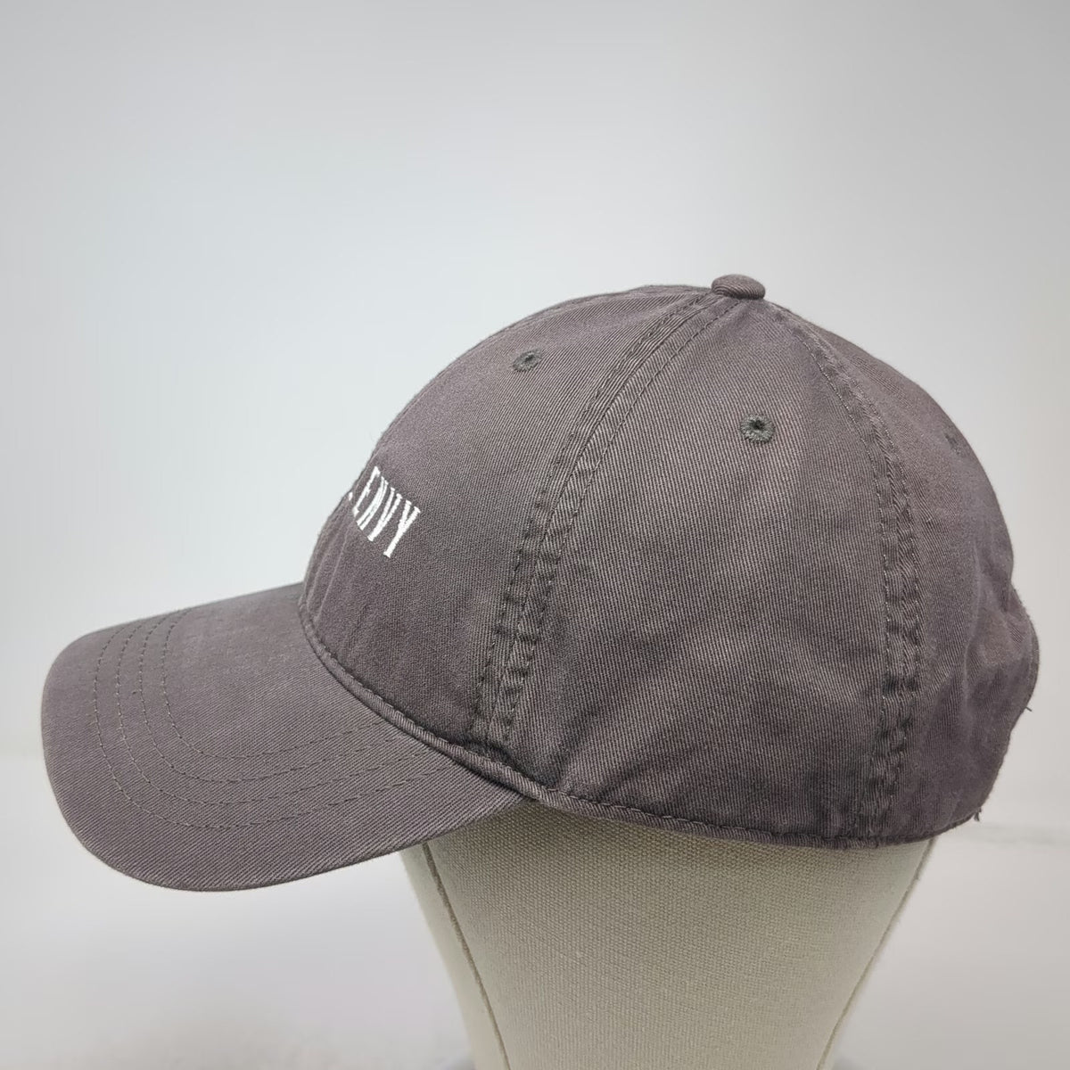 Cap America Gray Baseball Hat One Size Angels Envy Whiskey Wings Slideback Logo