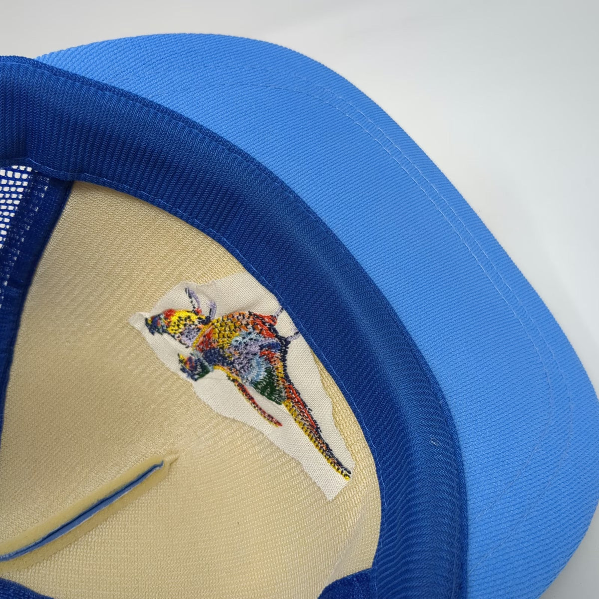 Idaho First Issue Trucker Hat Blue One Size 1987 Pheasant Game Permit Mesh Back