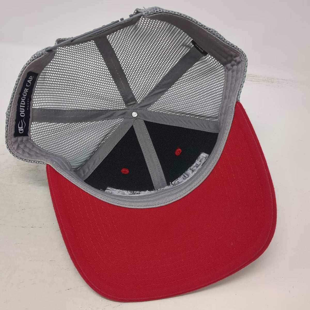 Outdoor Cap Trucker Hat Red One Size Mesh Snapback Grunnings Quality Drills