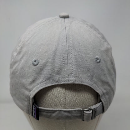 Patagonia Slideback Hat Gray One Size Adjustable Embroidered 6 Panel