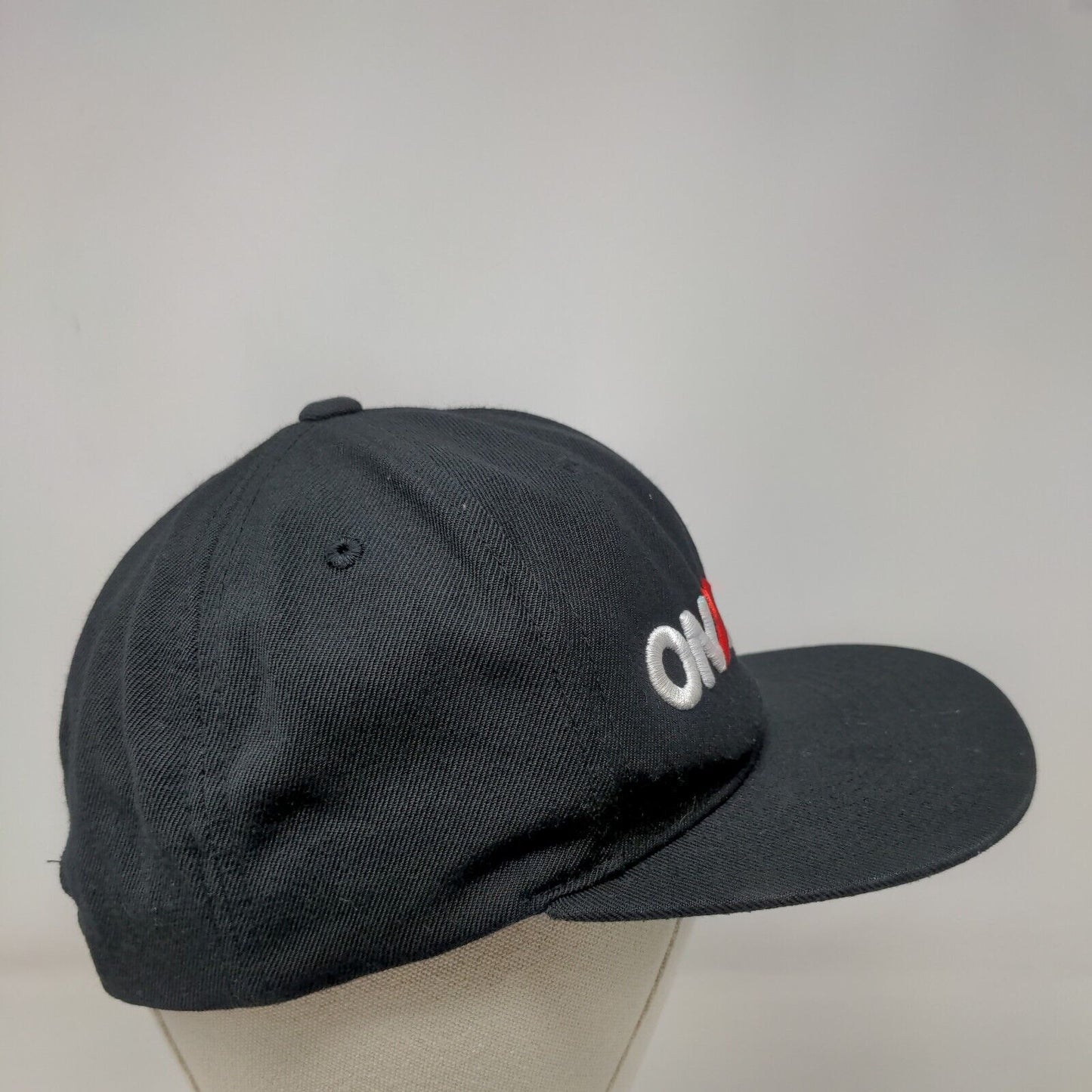 Onyx Kids Snapback Hat Black One Size Embroidered Adjustable Yupoong