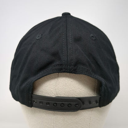 DH HD Snapback Hat Black One Size Hockey Development Logo Flat Brim Embroidered