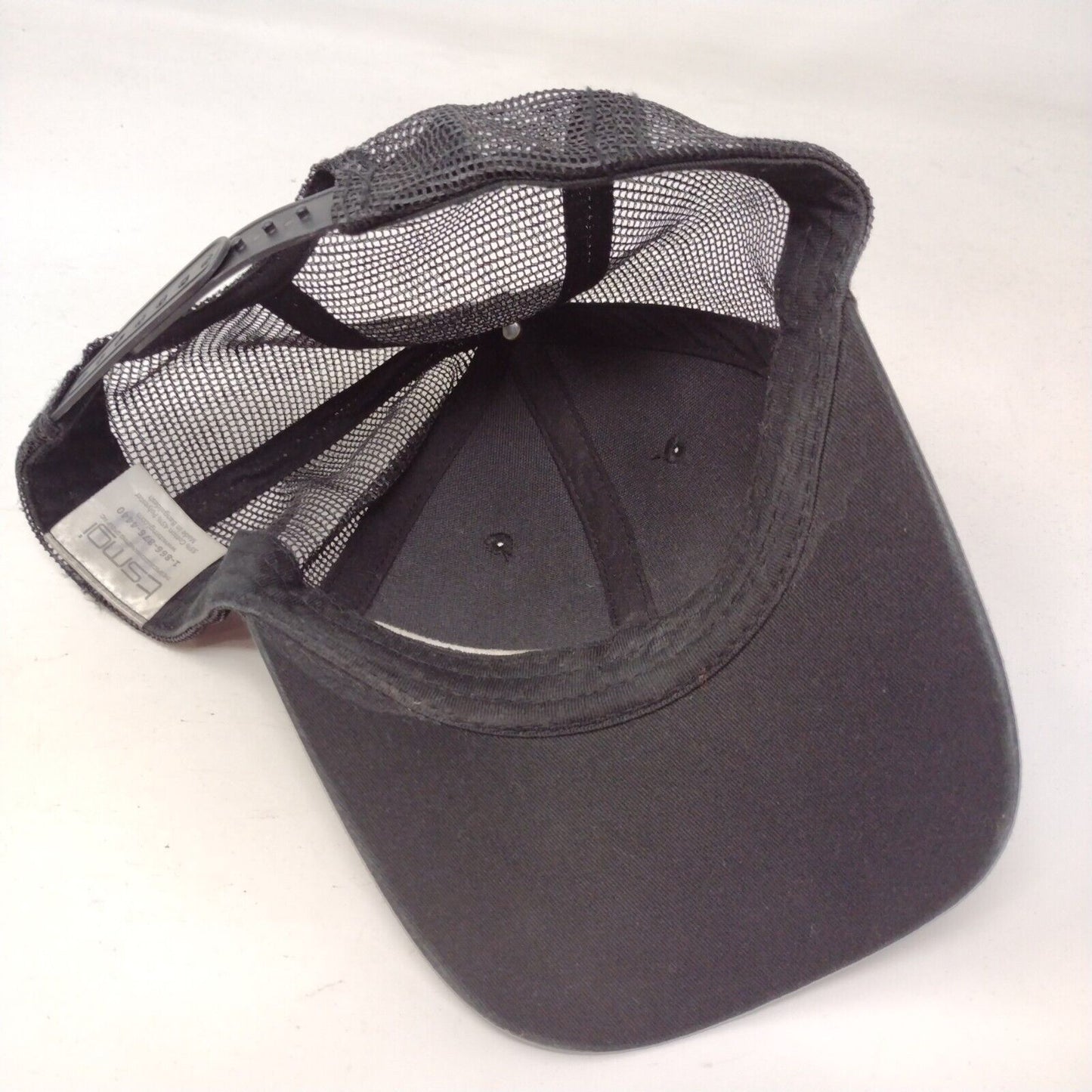 Valvoline Snapback Mesh Back Trucker Hat Black OSFA Adjustable 6 Panel