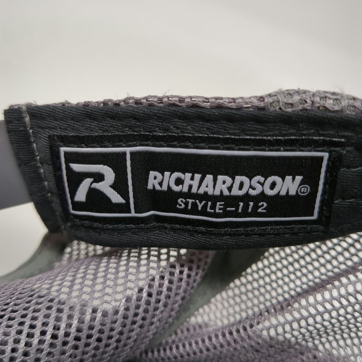 Richardson Trucker Hat Black Gray One Size Mesh Back Snapback Modern Machinery