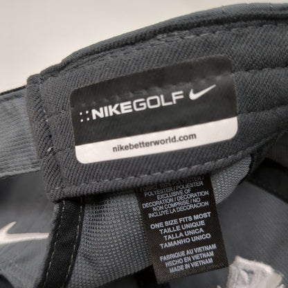Albertsons Boise Open Strapback Hat Gray OSFM Nike Golf Embroidered