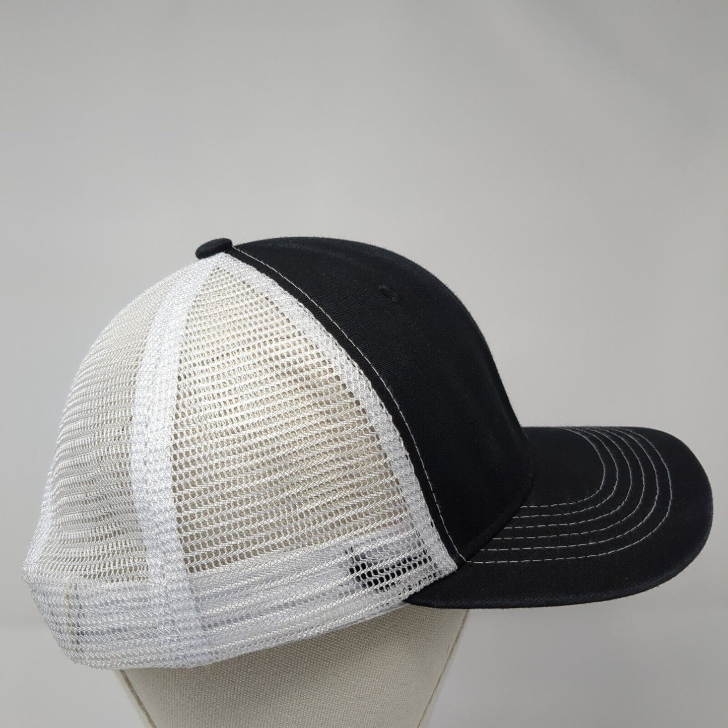 Campbell Tractor Co Snapback Mesh Back Trucker Hat Black One Size