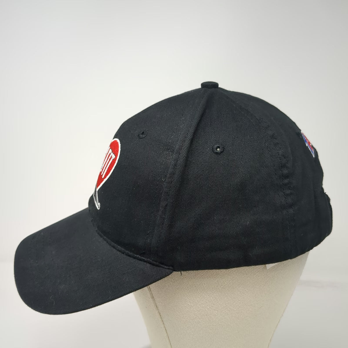 TA Petro TravelCenters of America Stay Fit Heart Black Baseball Cap One Size Hat