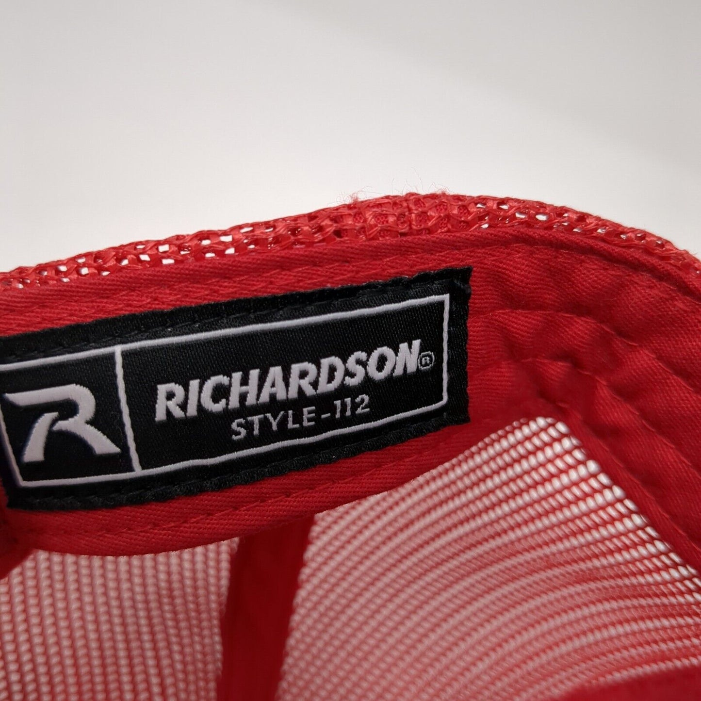 NFD Leather Patch Snapback Mesh Back Trucker Hat Multicolor One Size