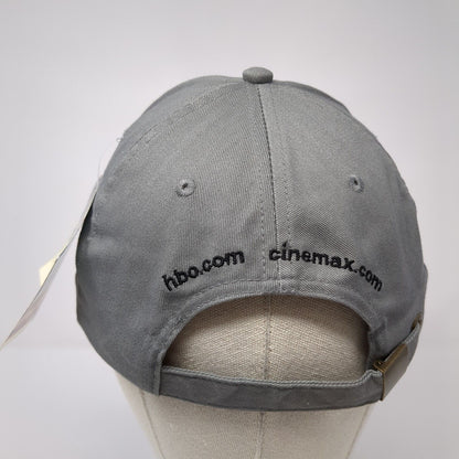The HBO Max Pak Slideback Hat Gray OS Adjustable Embroidered W/Tags Cotton