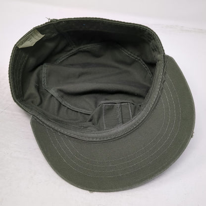 Army Cap Green 7 1/4 Red Star Military Style Combat Surplus Work Gear Hat