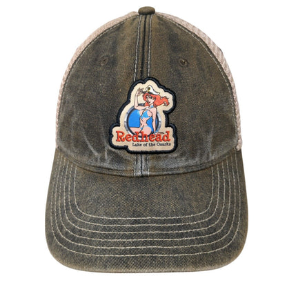 Redhead Lake of The Ozarks Snapback Trucker Hat Multi OS Adjustable Mesh Legacy