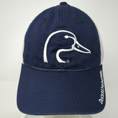 Ducks Unlimited Baseball Cap Blue One Size Mesh Back Embroidered Bill Logo Hat