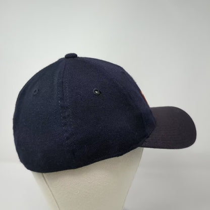 Harley-Davidson Baseball Cap Blue XL Embroidered #1 Bar & Shield Stretch Fit Hat