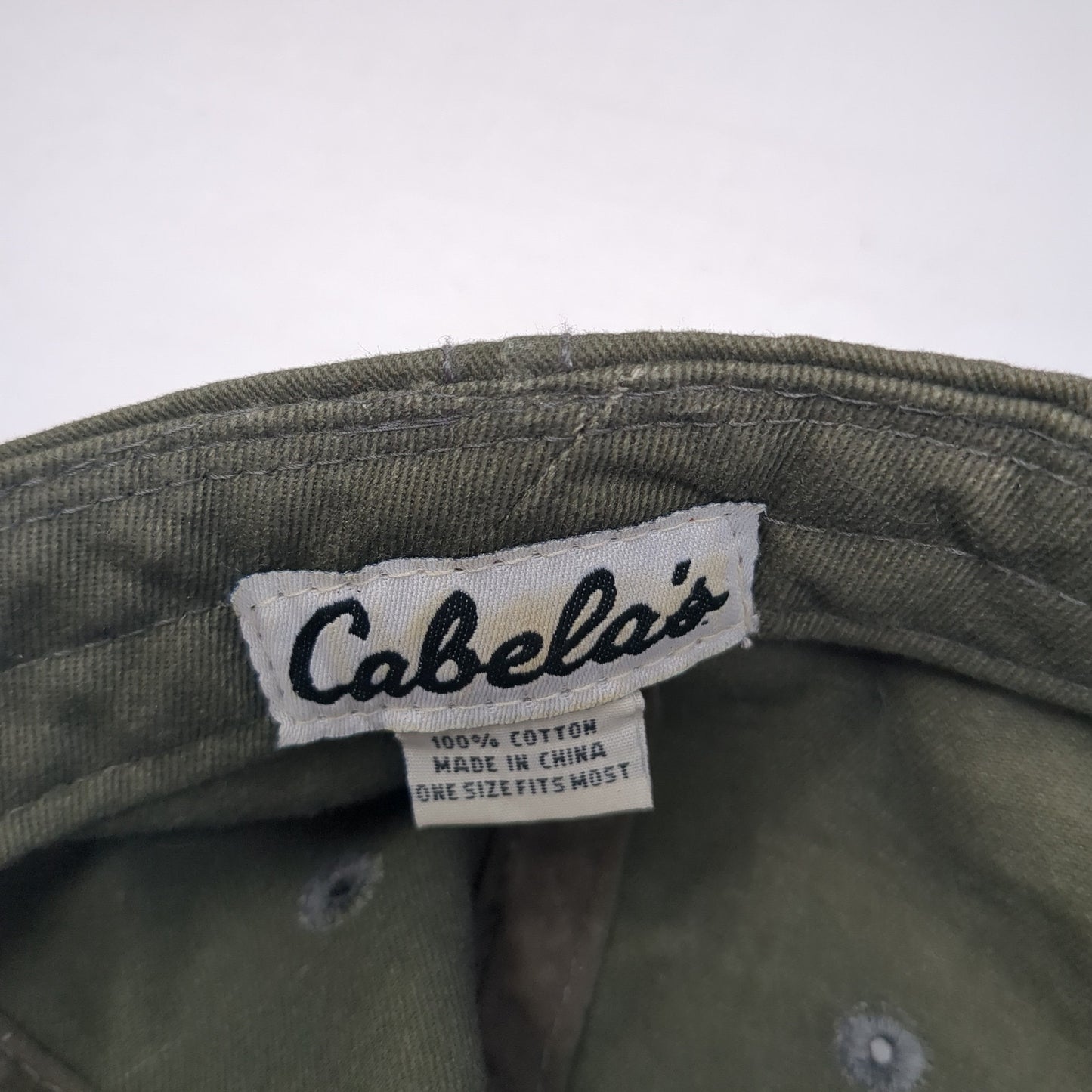 Cabela's Slideback Hat Multicolor One Size Adjustable Camo Trim Outdoor
