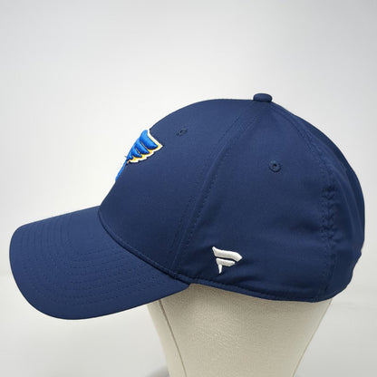 St. Louis Blues NHL Fanatics Cap Blue XL Flex Fit Embroidered Curved Brim Hat