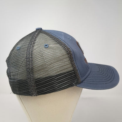 Ouray Trucker Hat Blue One Size Silver Creek Outfitters Bird Patch Snapback Mesh