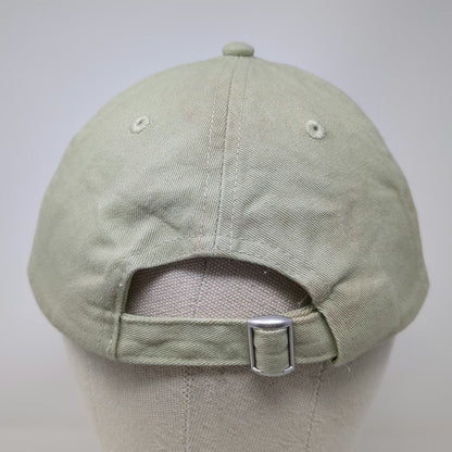 H&M Baseball Cap Green One Size Fleurs & Hope Embroidered Slideback Cotton Hat